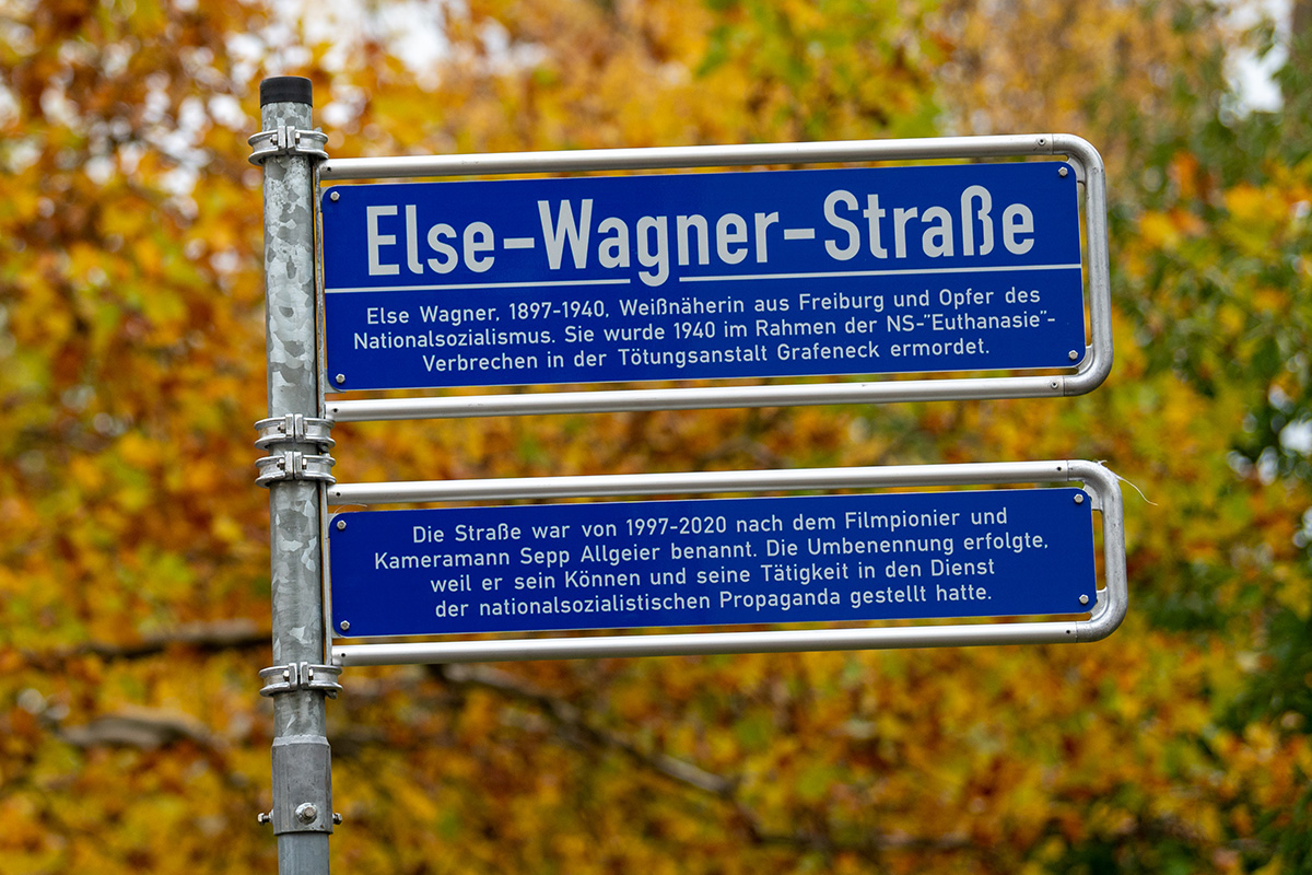 Else-Wagner-Straße (ehemalige Sepp-Allgeier-Straße) Else-Wagner-Straße (ehemalige Sepp-Allgeier-Straße)