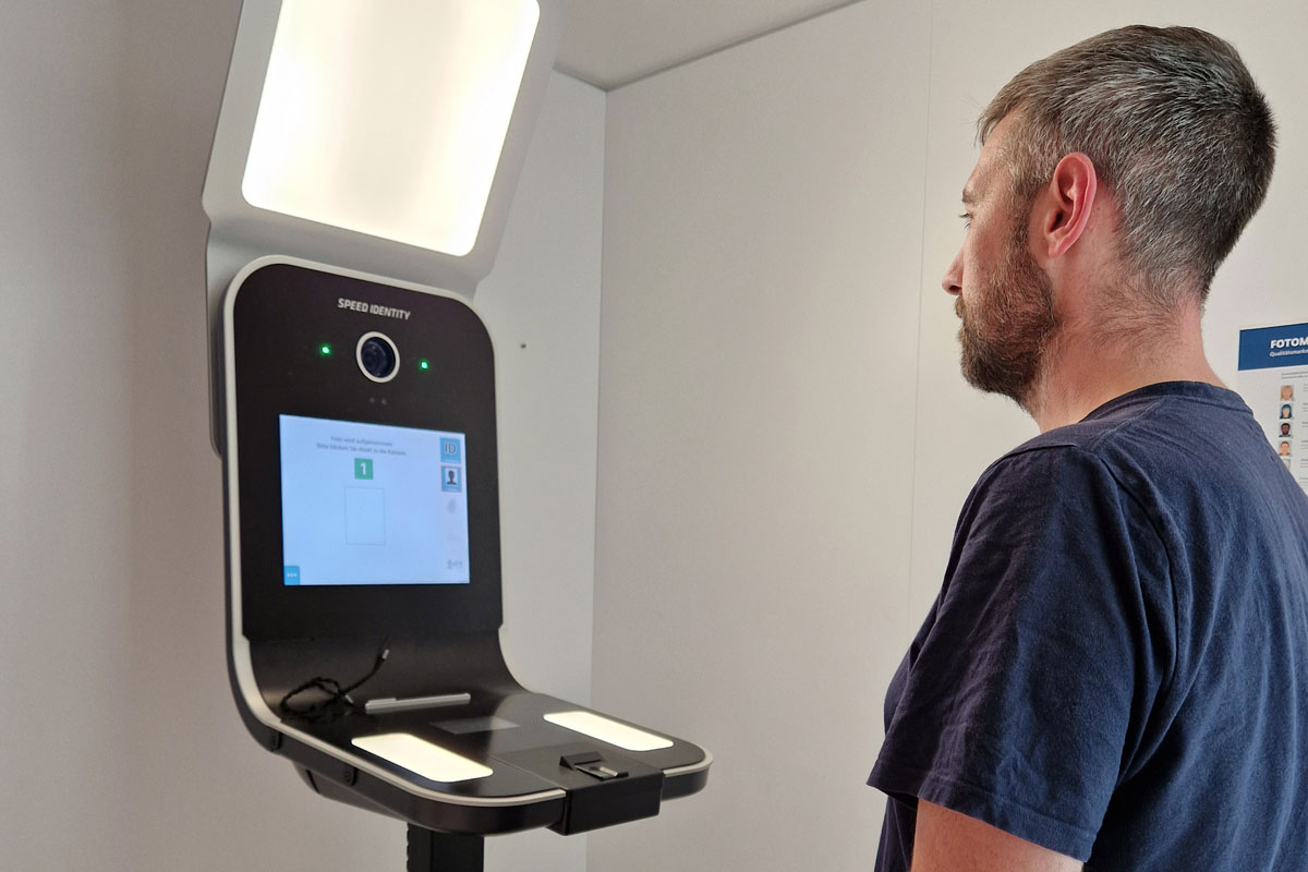 Fotobox im Bürgerservicezentrum