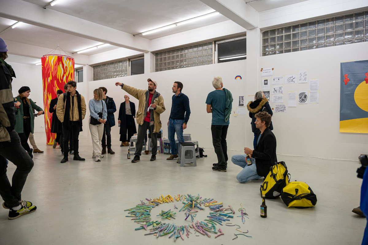Ausstellungsansicht, Vernissage-Rede