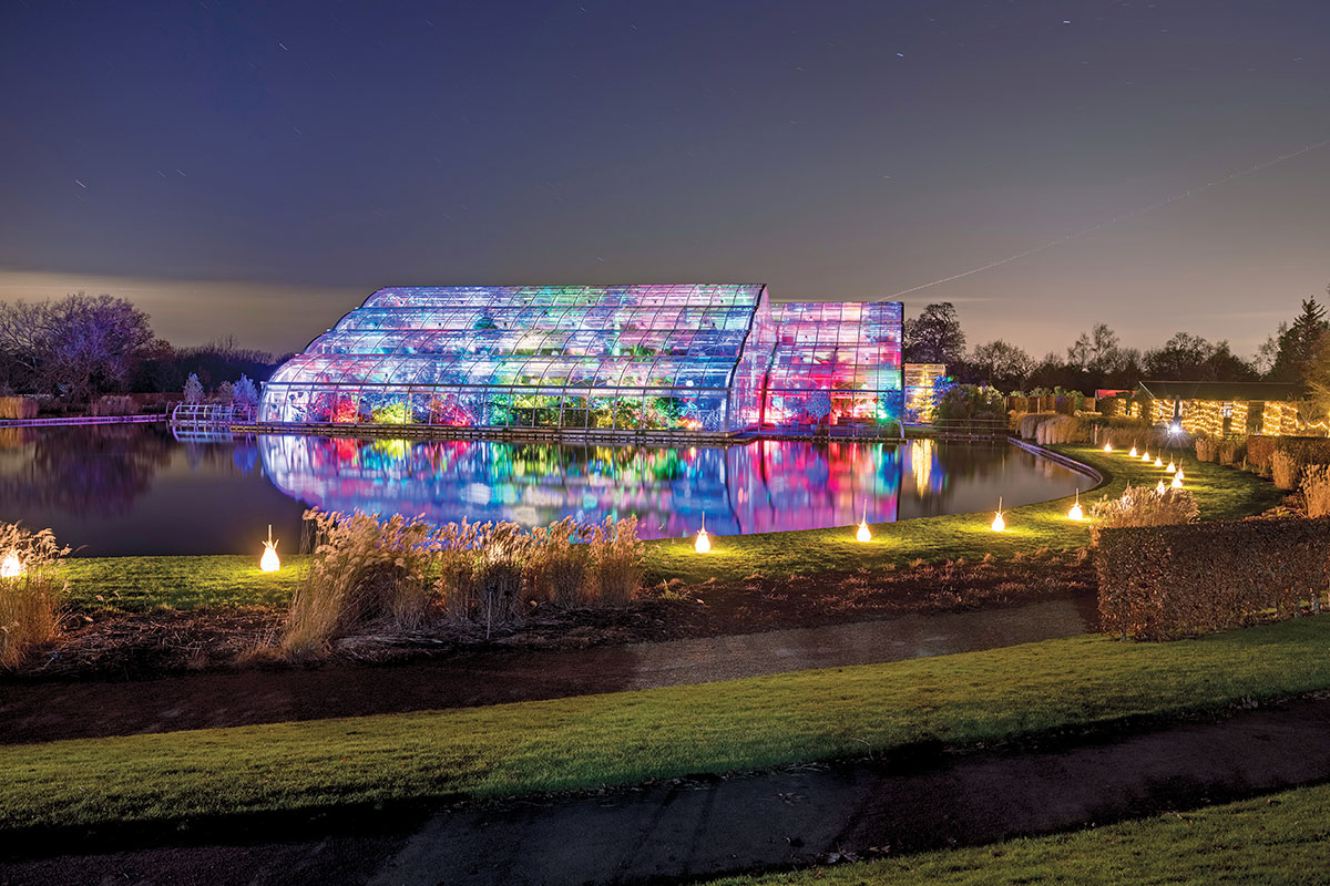 Wisley Garden bei Nacht