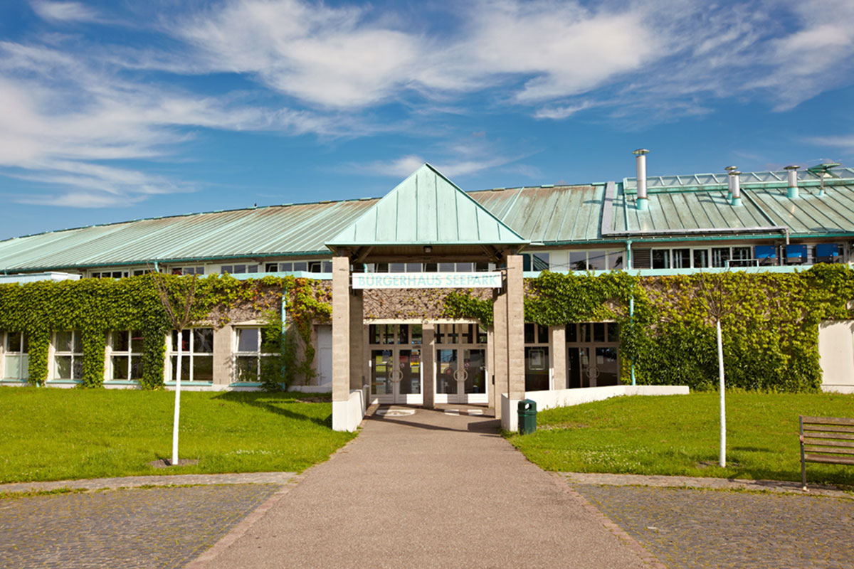 Seepark Bürgerhaus Eingang