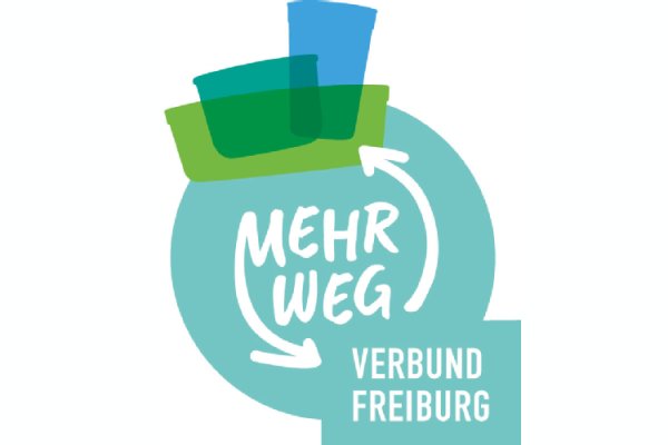 Mehrwegverbundlogo: "Mehrweg. Gibt's hier mit dir!"
