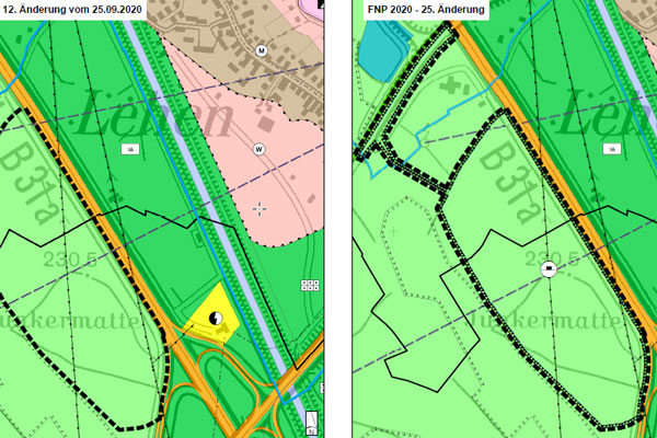 Flächennutzungsplan © Stadt Freiburg Flächennutzungsplan