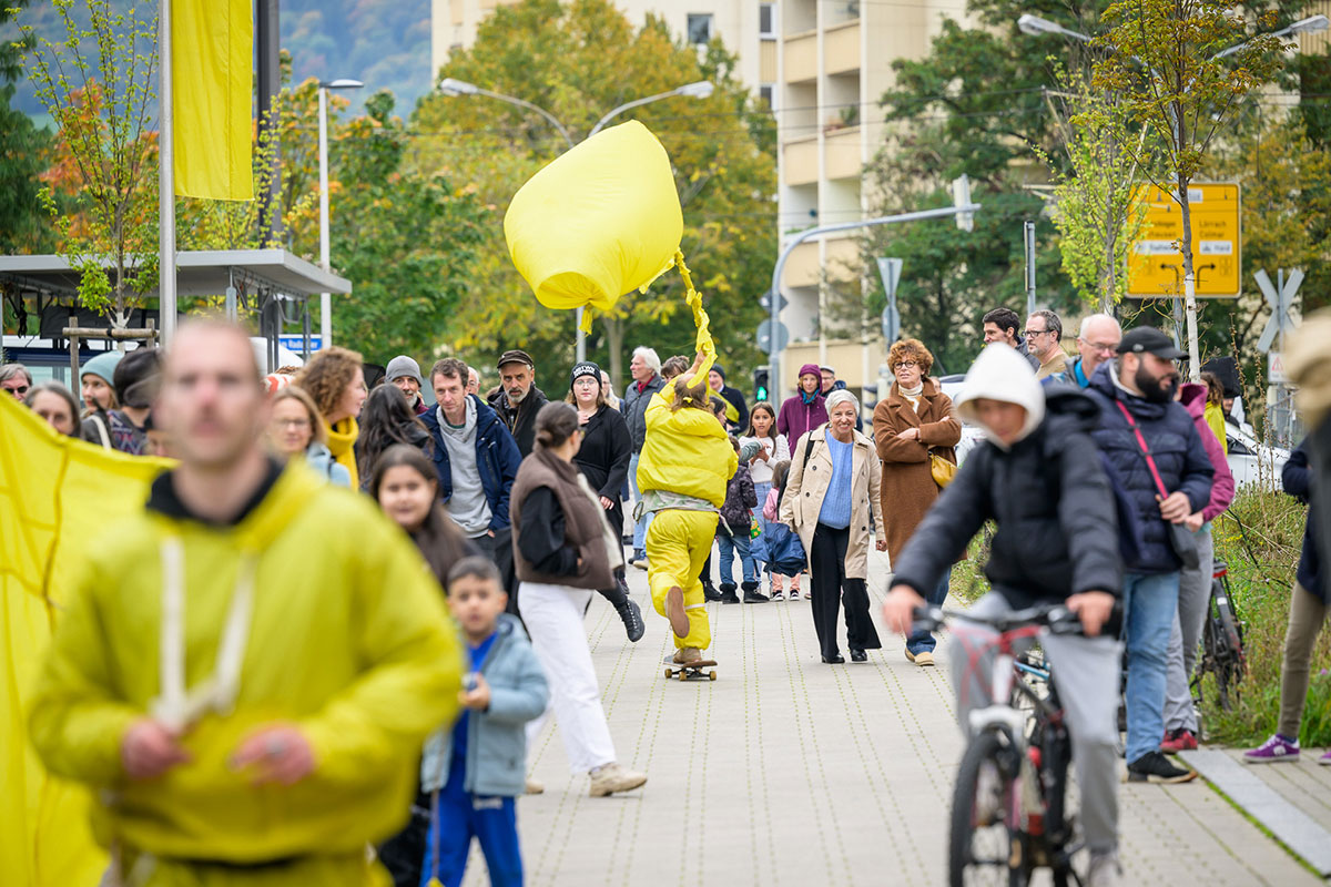 Luftaufnahme Quartier Gutleutmatten, FreiGis