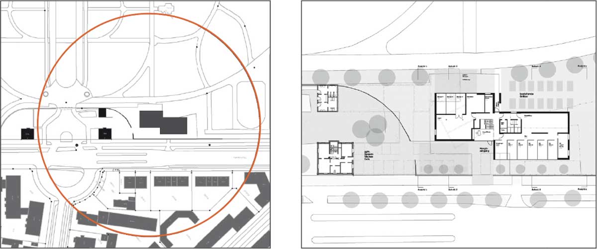 Die Neubebauung überzeugt als klar und kompakt organisiert.