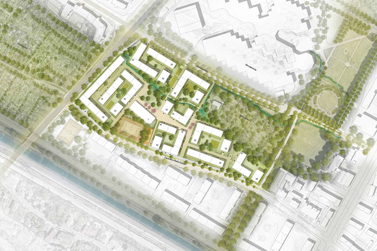 Neuer Stadtteil Im Metzgergrün Visualisierung