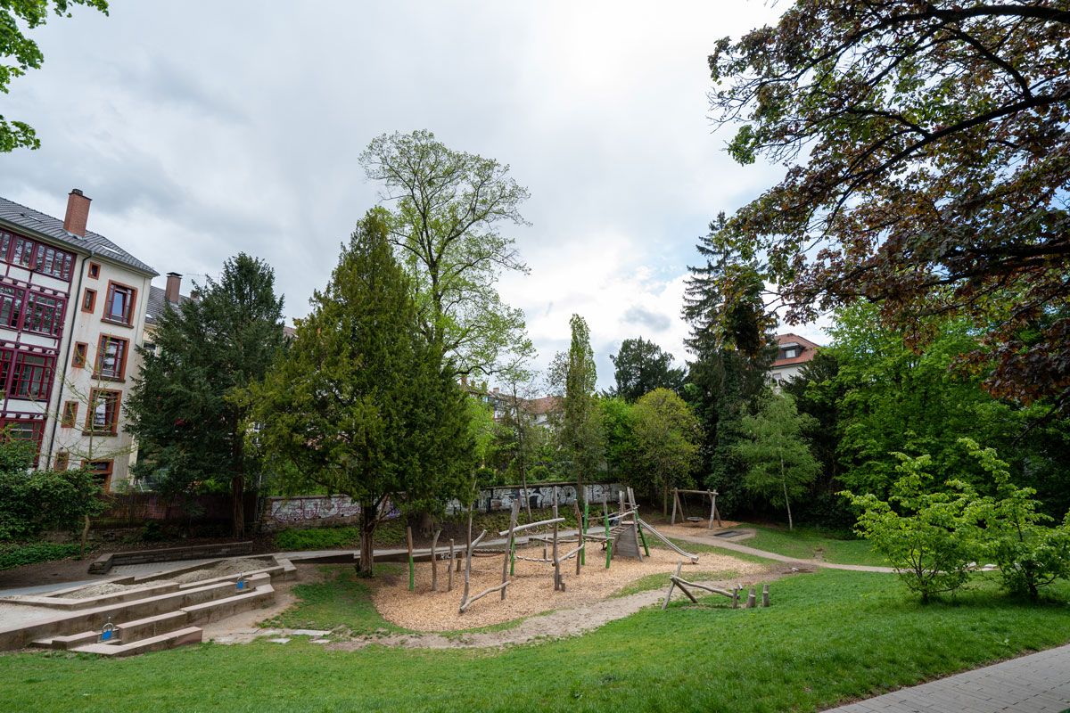 Kinderspielplatz am Pulverturm, Wallstraße